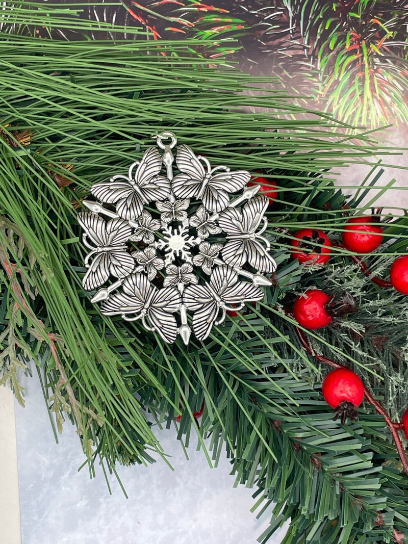 Butterfly SnowWonders® Snowflake Ornament, (SW6071) - Shop Palmers