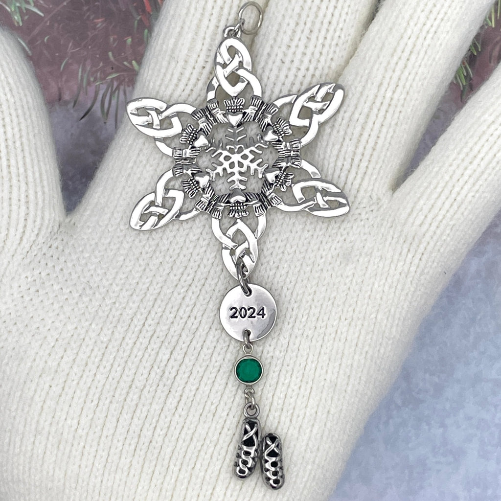 Celtic Claddagh 2024 Irish dance SnowWonders® Ornament - Shop Palmers