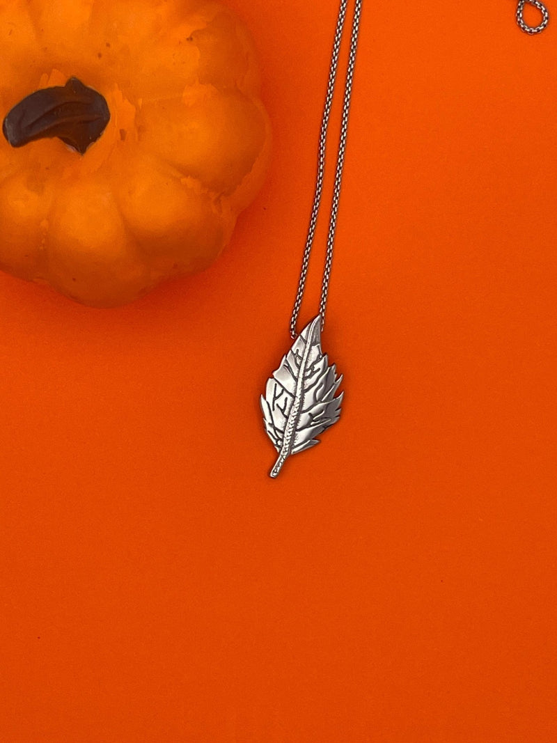 Celtic Leaf Necklace/Pendant (S392) - Shop Palmers