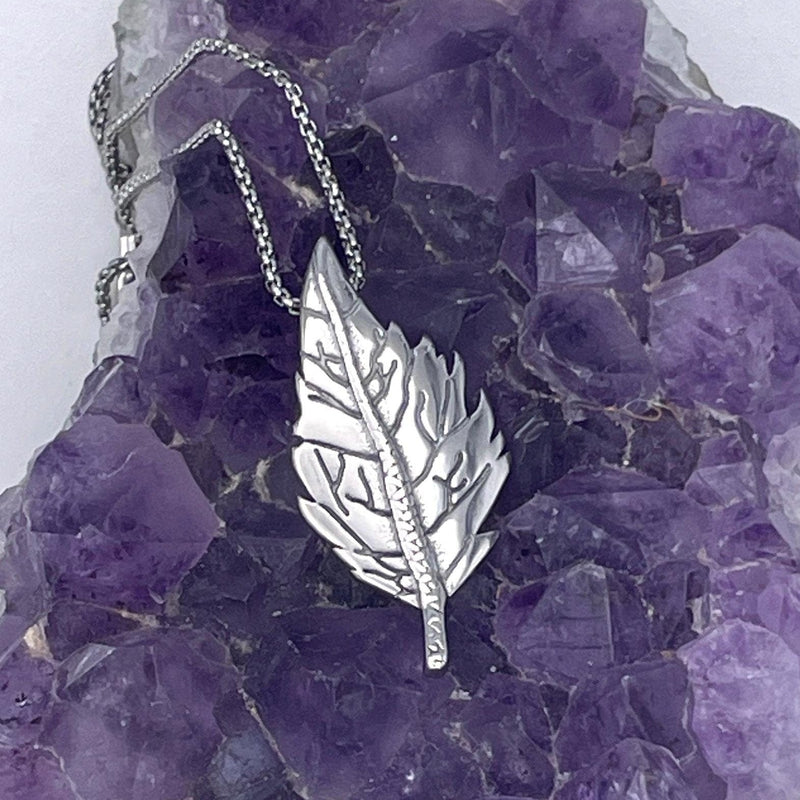 Celtic Leaf Necklace/Pendant (S392) - Shop Palmers