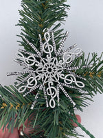 Flutist’s SnowWonders Snowflake Ornament, (SW6077) - Shop Palmers