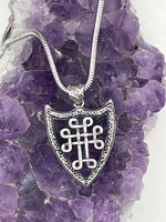 Fatherhood Celtic Knot Necklace (S388) Irish Scottish Father knot