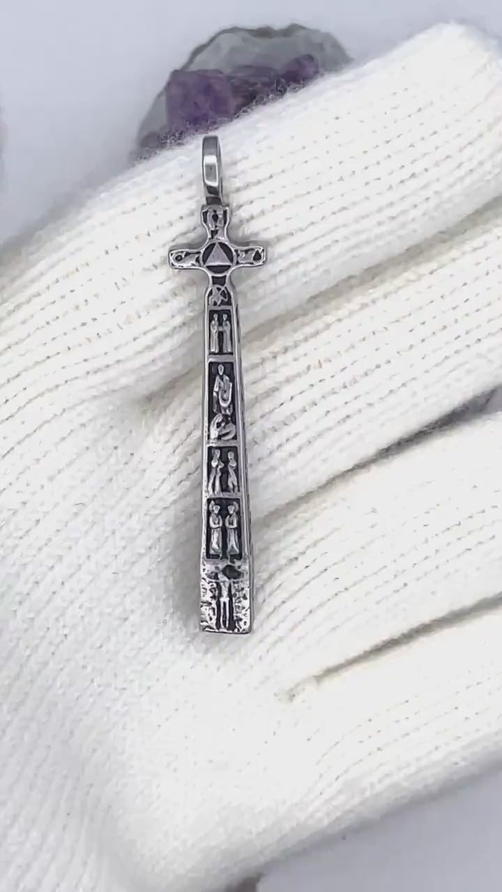 CELTIC Scottish Ruthwell Cross, s391, Scottish Celtic Cross, CELTIC CROSS, Scottish Jewelry, historical Scottish Cross