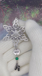 Celtic Claddagh 2024 Irish dance SnowWonders® Ornament