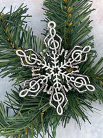 Saxophonist’s SnowWonders Snowflake Ornament, (SW6076) - Shop Palmers