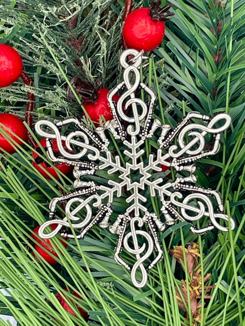 Saxophonist’s SnowWonders Snowflake Ornament, (SW6076) - Shop Palmers