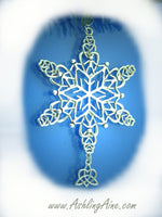 Sister Knot Celtic SnowWonders® Ornament, Celtic Snowflake Ornament, (6052Sisterknot SW), family Ornament - Shop Palmers