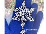 Sister Knot Celtic SnowWonders® Ornament, Celtic Snowflake Ornament, (6052Sisterknot SW), family Ornament - Shop Palmers