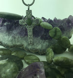 Connemara Marble Stone Castledermot South Cross on a Chain, (HM21) - Shop Palmers