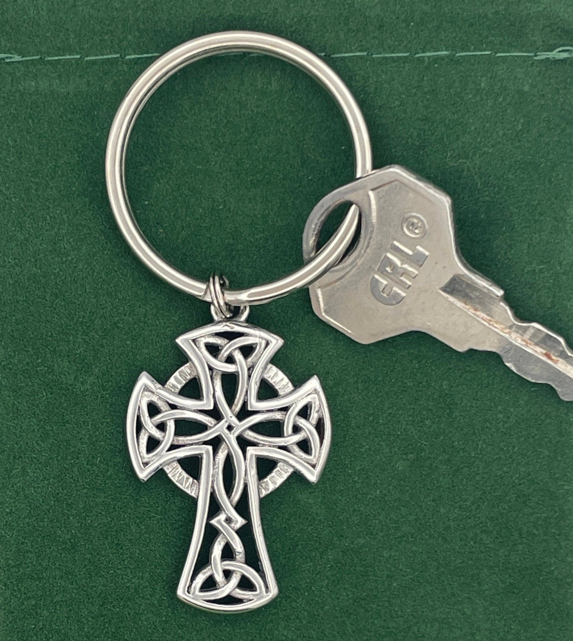 Celtic on sale cross keychain