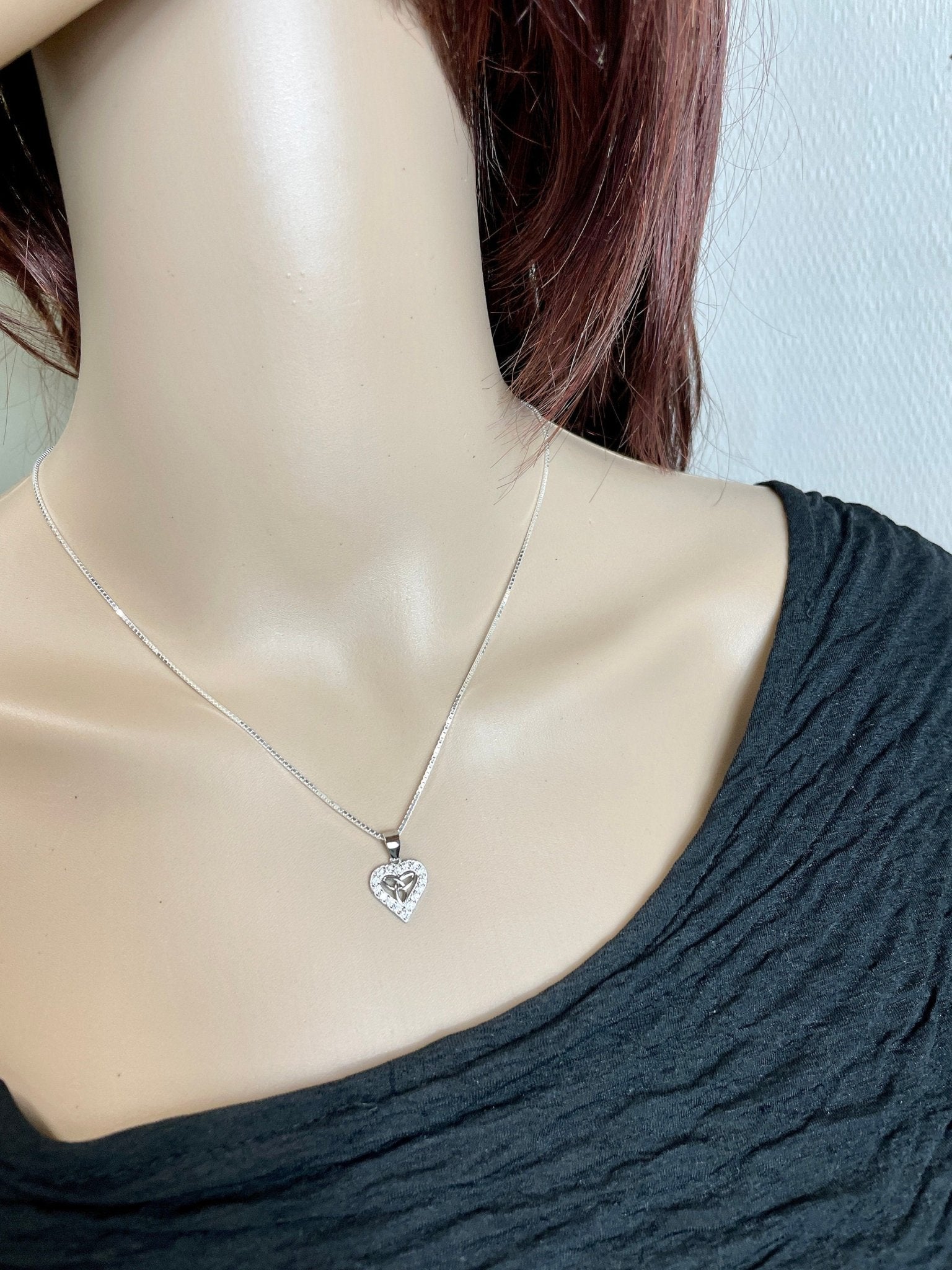 Dainty sterling hot sale silver necklace